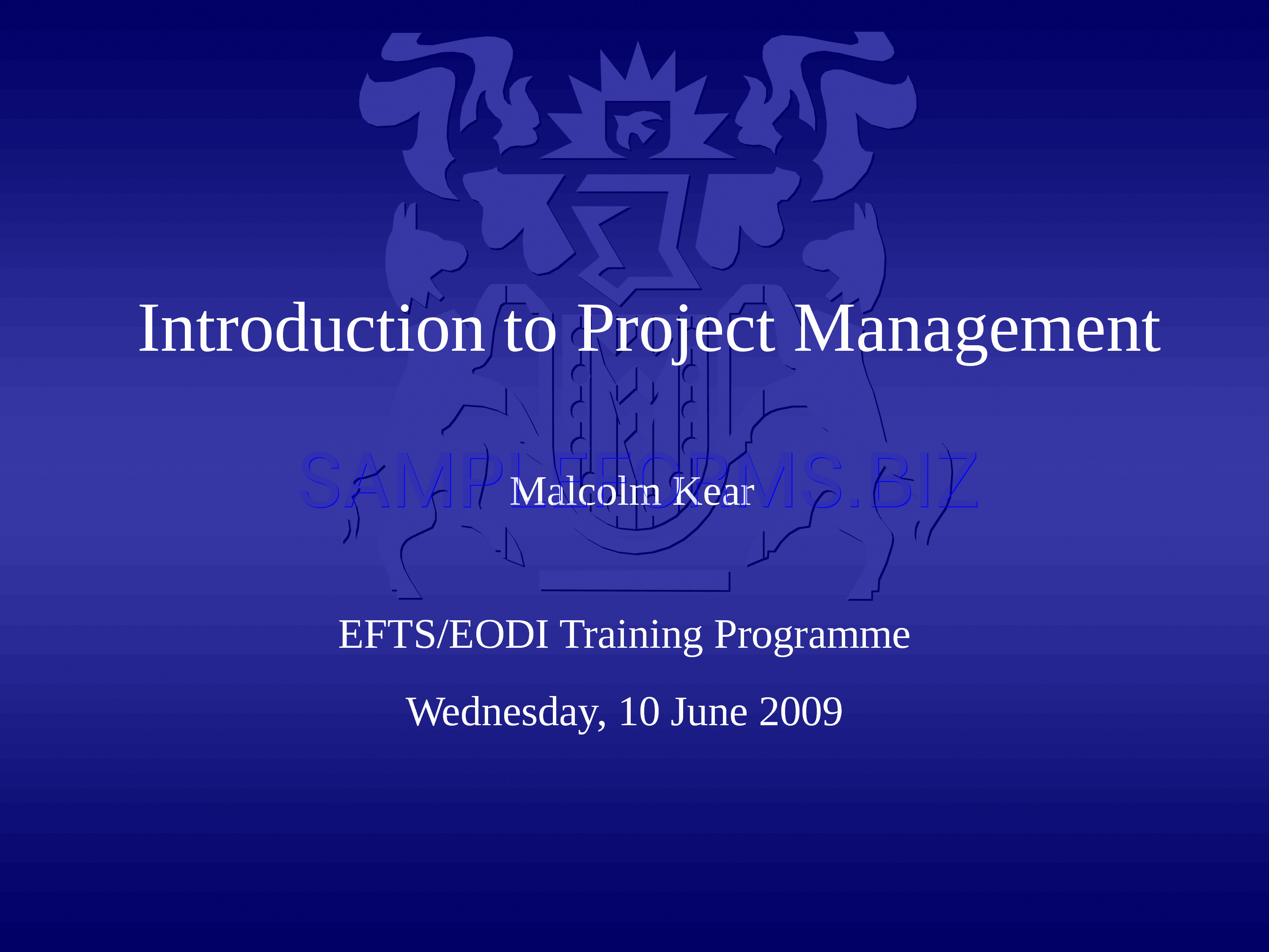 Preview free downloadable Introduction to Project Management in PDF (page 1)