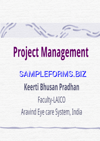 Project Management pdf ppt free